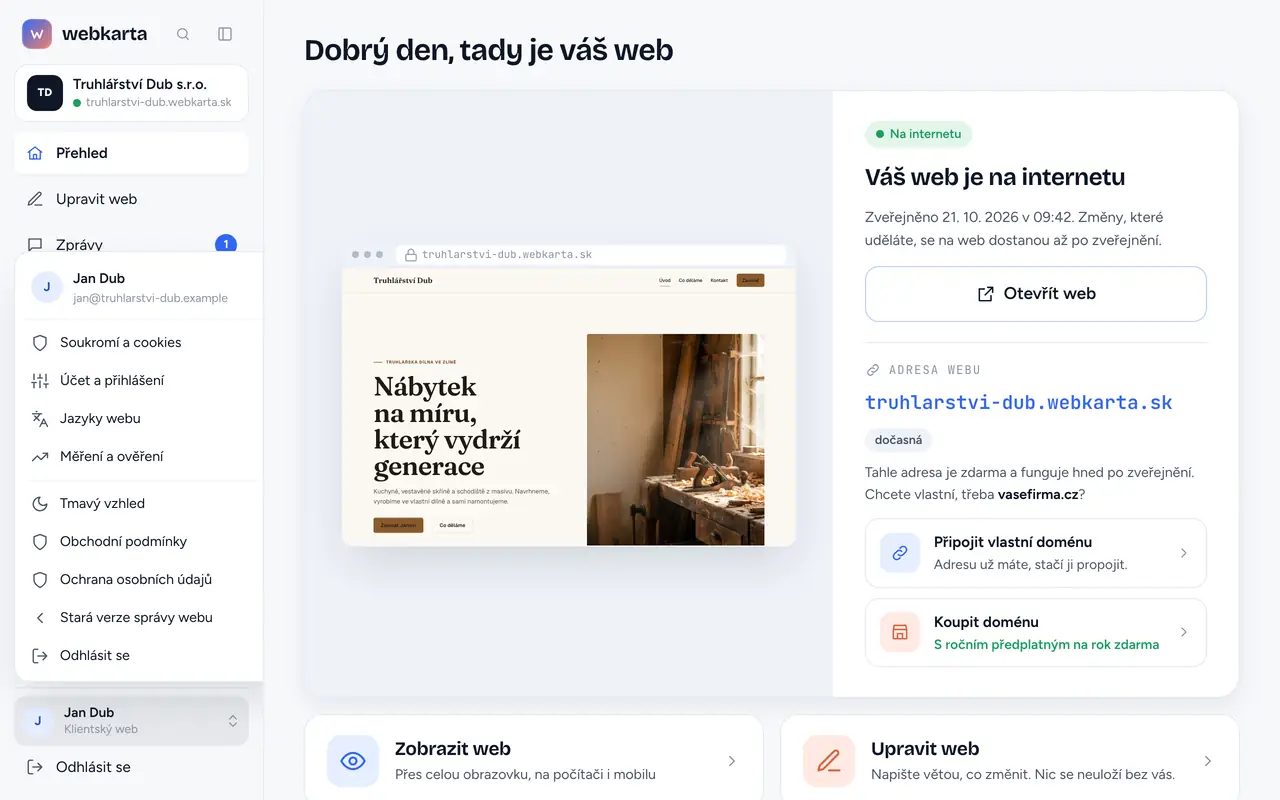 Otevřete Jazyky webu
