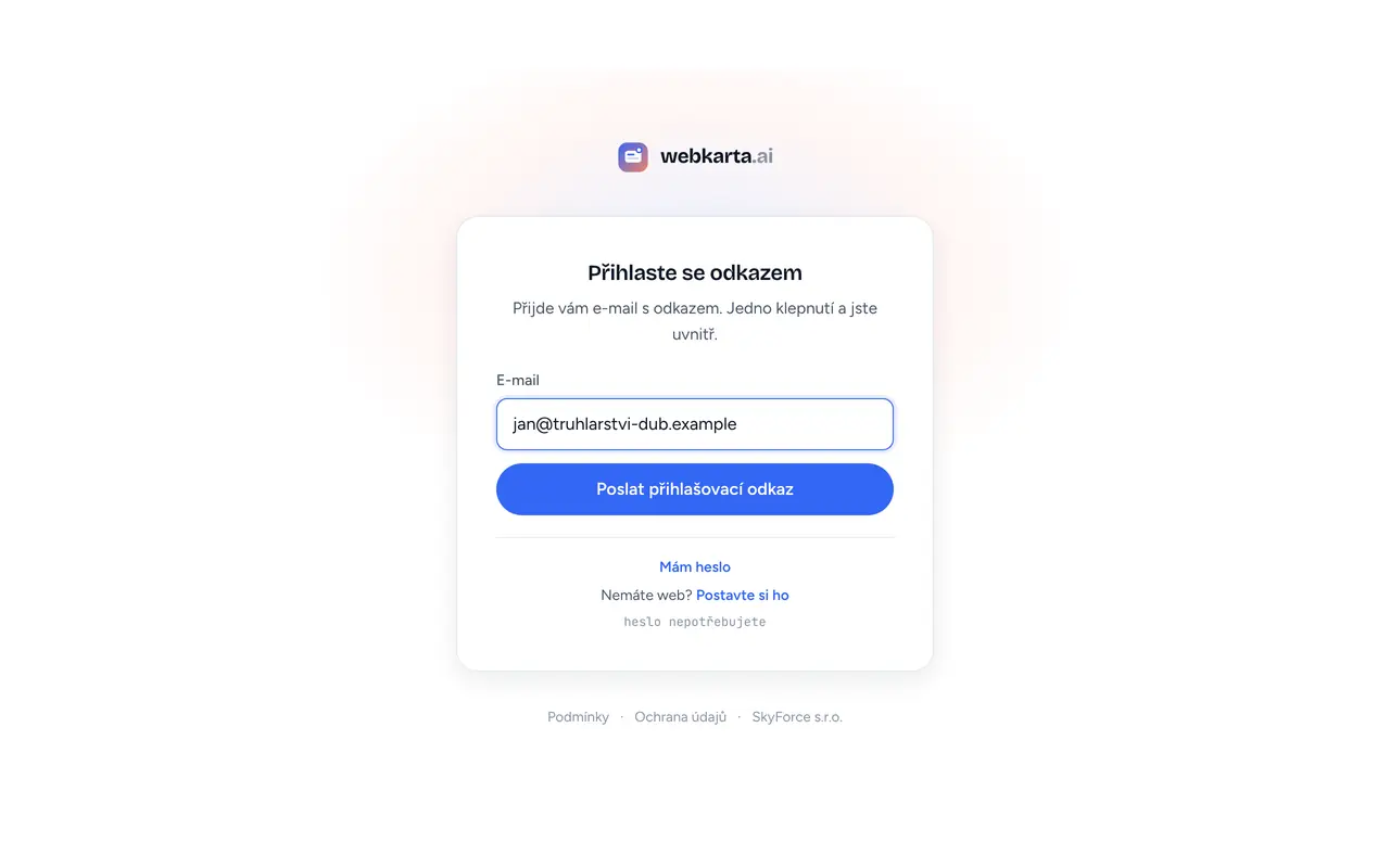 Zadejte e-mail
